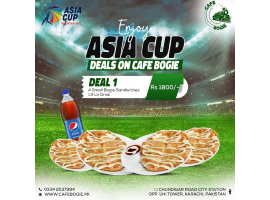 Cafe Bogie Asia Cup Deal 1 For Rs.1800/-image-512